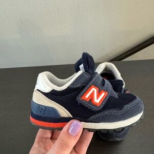 New Balance Toddler Sneakers in Navy and Red